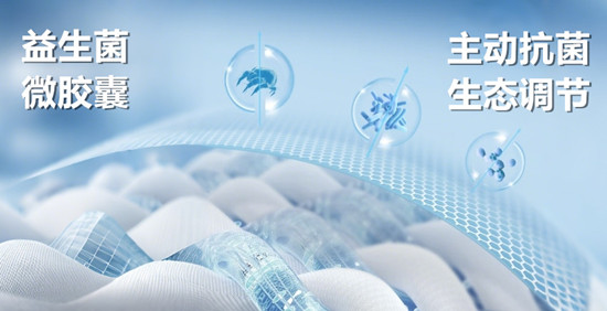 益生菌活菌微胶囊赋能纺织品